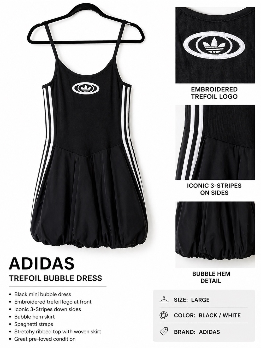 Adidas Originals Campus 2000 Balloon Dress